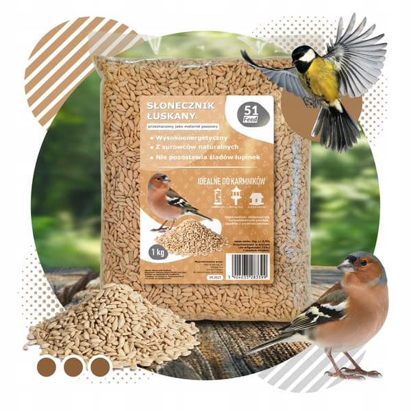 51 foder afskallede solsikkekerner 1 kg