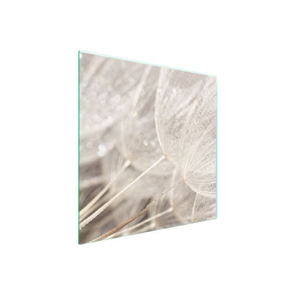 GLASBESKYTTELSESPLADE TIL KOMFUR 50x52 BLOMST