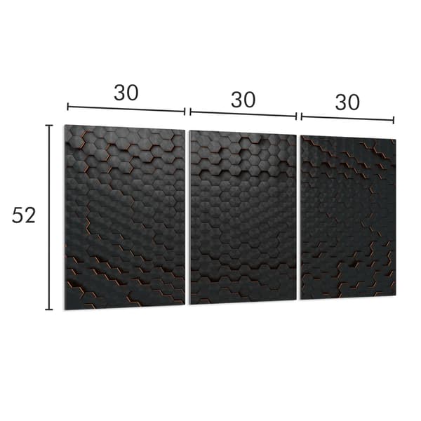Lasinen suojalevy liedelle 3x30x52