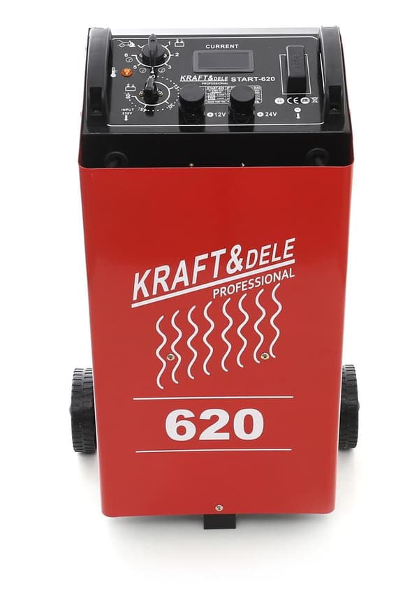LCD-starter ensretter 250A 12/24V | Kraft&Dele