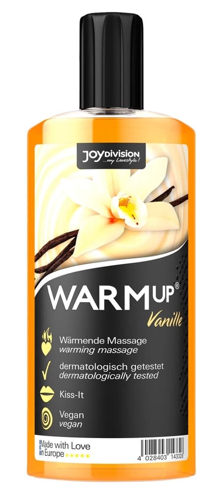 Warmup Värmande Massagevätska Vanilj 150ml
