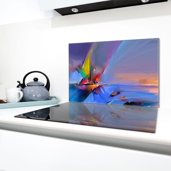 Lasinen suojalevy liedelle 80x52 kpl