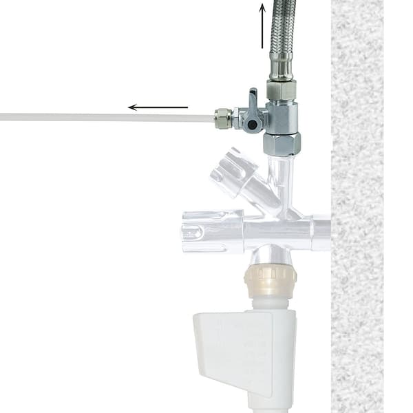 Aqualogis T-ventil 3/4 x 1/4