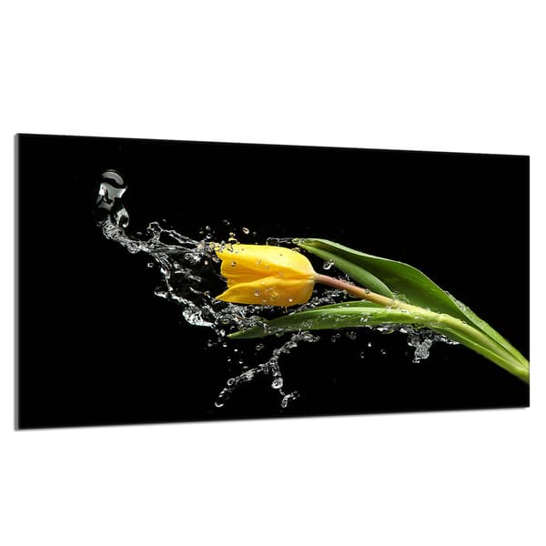 Lasinen liesisuoja 90x52 Tulip