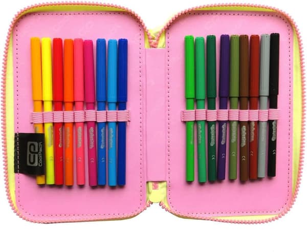 CoolPack GRANDIENT PEACH tredobbelt foldbart penalhus