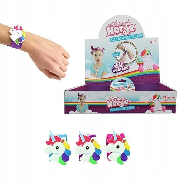 Silikone enhjørnings clip-on wrap-armbånd