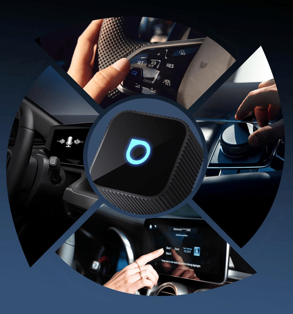 Trådlös adapter Ottocast Mini Cube CarPlay / Android Auto Svart