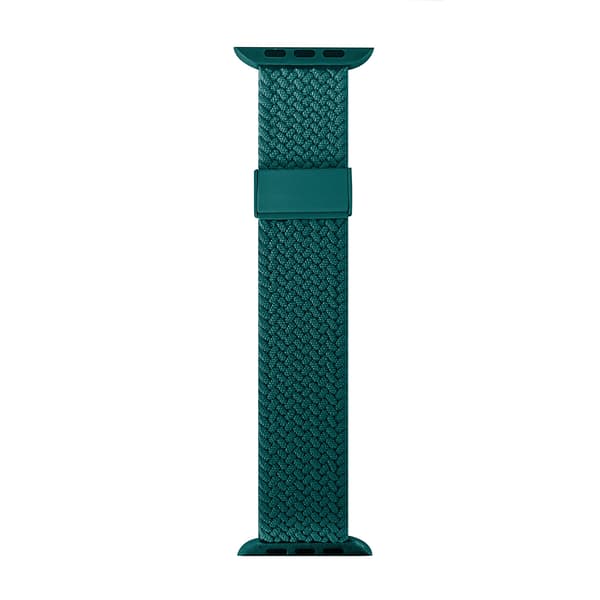 Apple Watch Nylonrem 42 44 45 49 mm Loop - Mørkegrøn