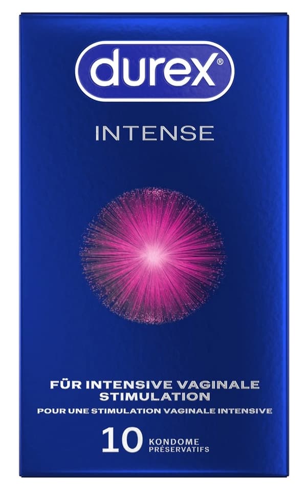 Durex Ribbed Mint Intense Orgasmic Kondomer 10 stk.