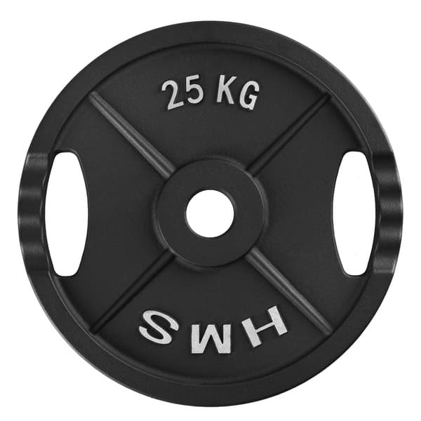 Olympisk vægtplade sort 25 kg HMS TOD25