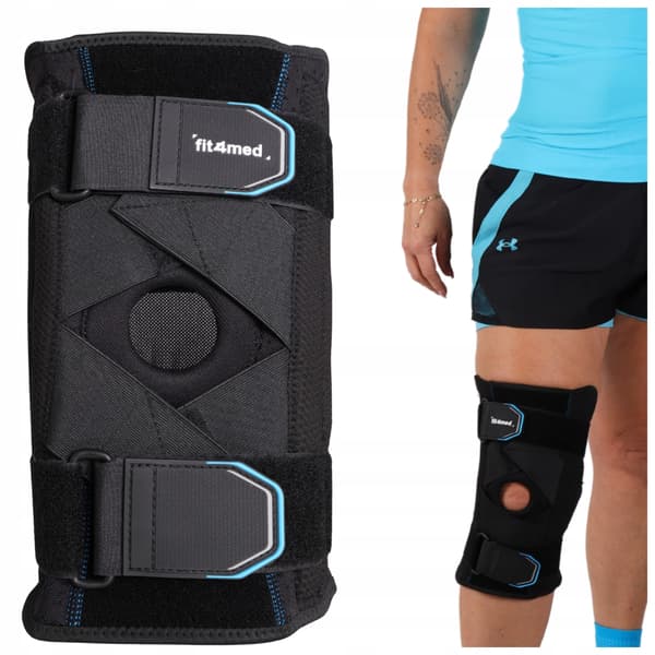 KNÄSTÖD KNÄLEDSSTABILISATOR MED STABILISERANDE TEJPER V/H XL