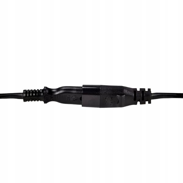 LogiLink CP129 IEC C8 > C7 strømforlængerkabel sort 2m