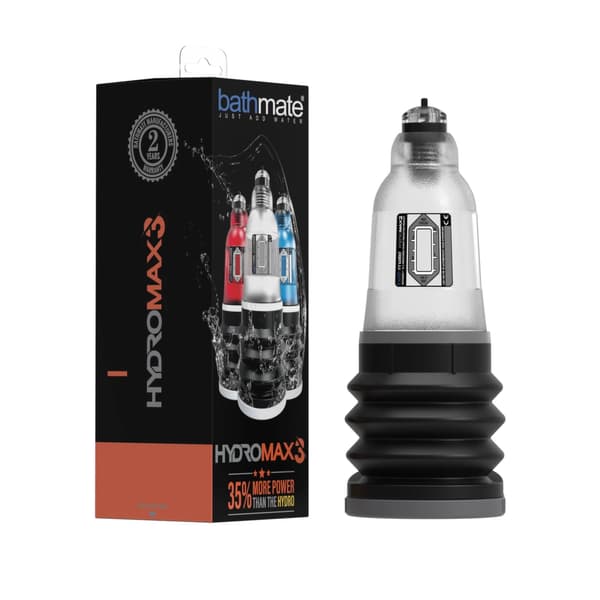 Bathmate HydroMax3 Penispumpe Transparent
