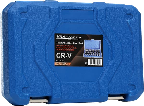 19-osainen TORX-hylsysarja | Kraft&Dele