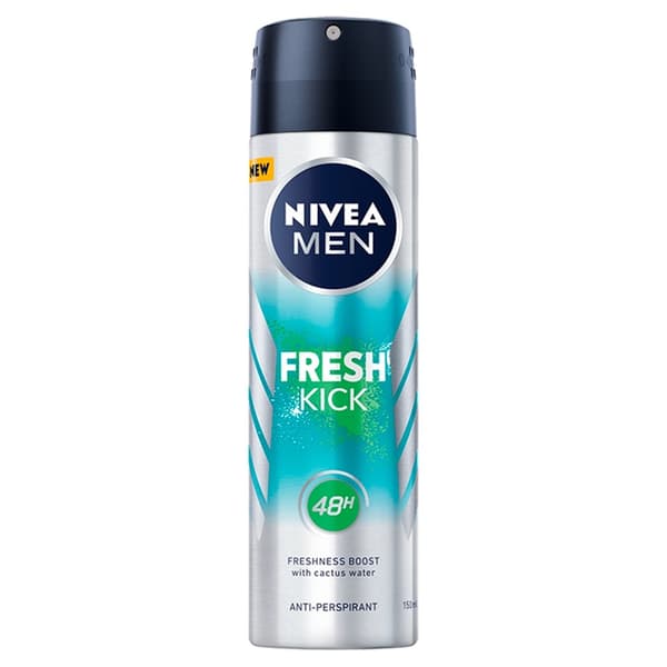Nivea Men Deodorant FRESH & KICK herrespray 150 ml