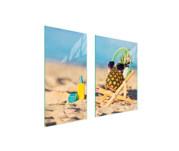 GLASBESKYTTELSESPLADE 75x52 ANANAS