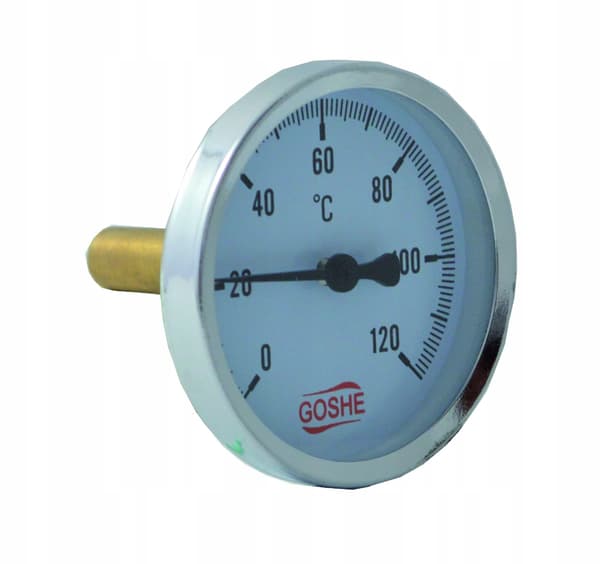 AXIAL BIMETALLTERMOMETER 63MM 0-120°C 1/2""