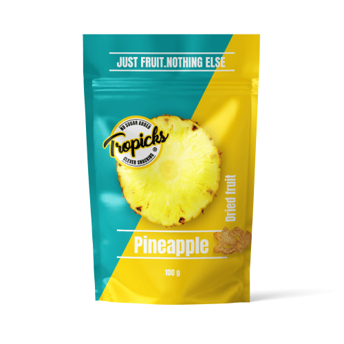 Tropics Tørret ananas 100 g