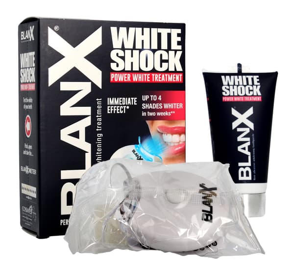 BLANX WHITE SHOCK Intensivt system 50ml+led&