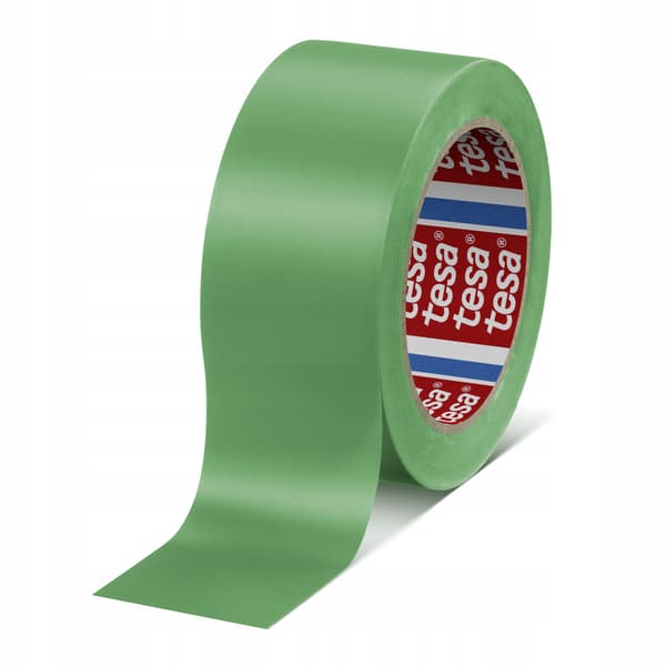 TESA PROFESSIONAL Vihreä PVC-varoitusteippi, vahva, 33 m x 50 mm