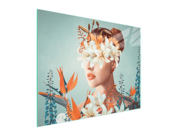 GLAS SKÆREBRÆT 52x40 KVINDE