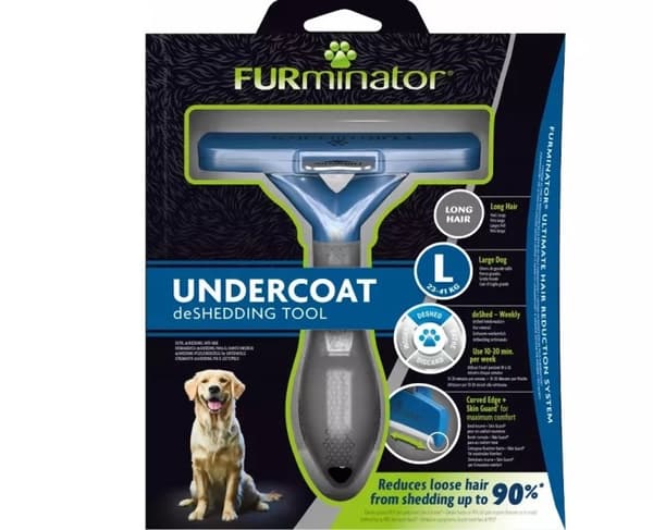 Furminator för långhåriga hundar - Stor