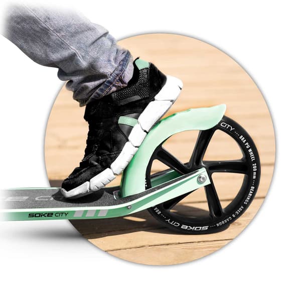 Soke City Grön Scooter