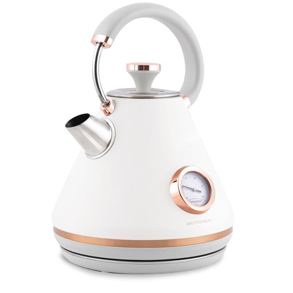 Vattenkokare med termometer 1,7L Berdsen BD-701 vit