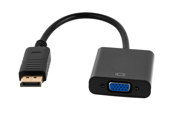 Cabletech DisplayPort-stik - VGA-fatning adapterstik
