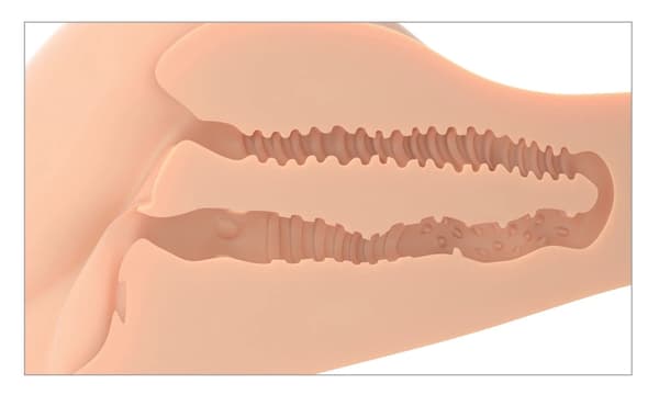 PDX Plus Torso Masturbaattori Pyörivä 360 Banger Light