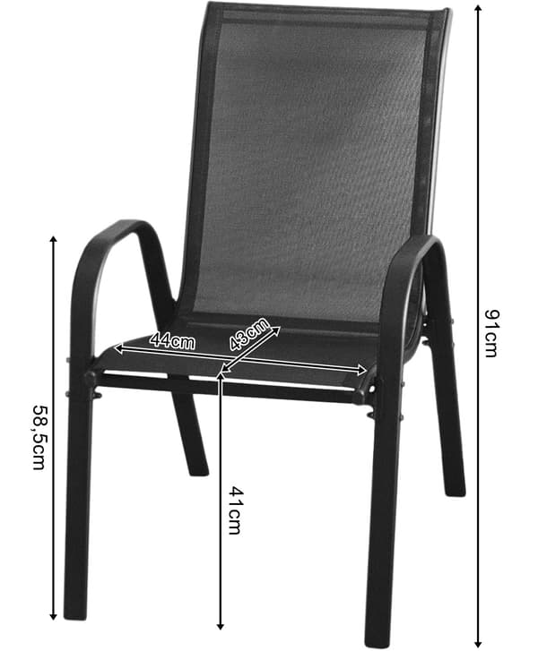 Ö runt bord 60cm + 2x SOFIA stol mörkgrå