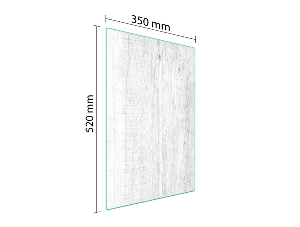 SKÄRBRÄDA I GLAS 35x52 TRÄ