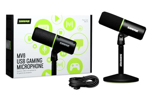 Shure MV6 - Kardioid dynamisk USB-C mikrofon