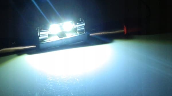 2x C5W C10W 41mm VISION FESTOON 12V EFTERMONTERING CANBUS-GLODPLATA