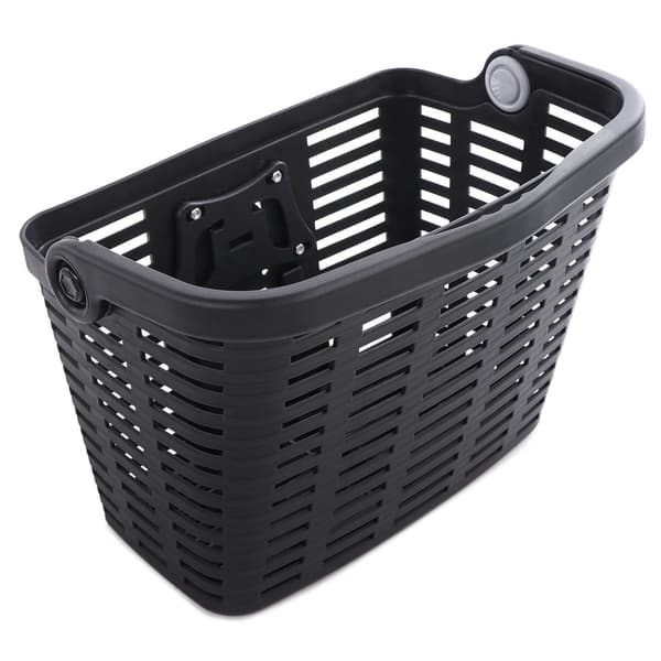 Cykelkurv i plastikstyr - sort