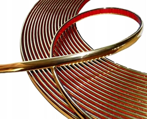 ELASTISKA KROMLISTOR GULD BAND 14 MM