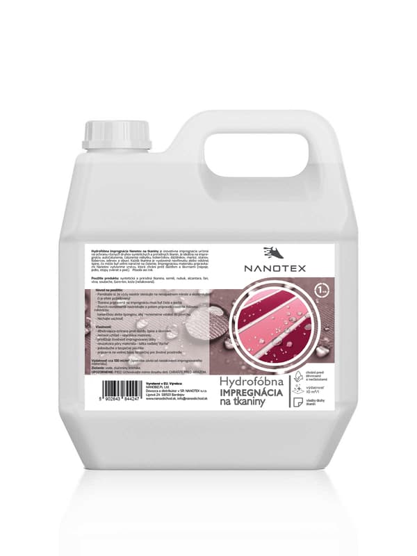 NanoTex hydrofob imprægnering til tekstiler 5L