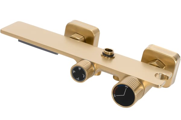 HELIX DUSCHSET BORSTAD GULD Artikelnummer REA-P6621