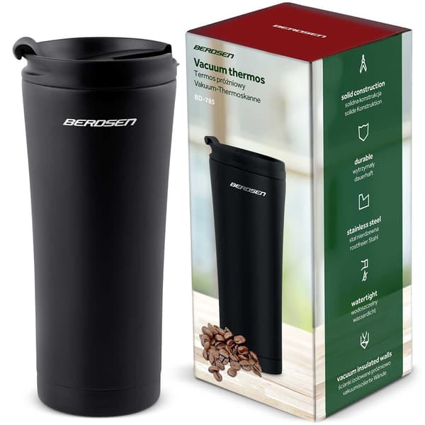 Tyhjiötermos 470 ml BD-785 musta