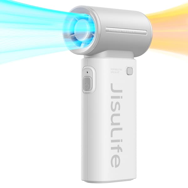 Mini portabel blåsfläkt USB-C 5000mAh - grå