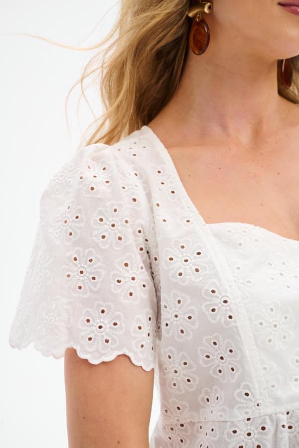 Perry Off White Damebluse 40