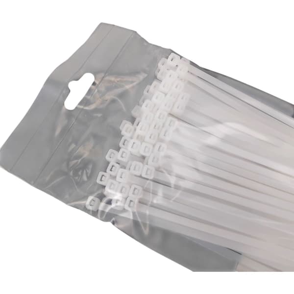 Buntbandstejp 3,6x200mm - 100st vit