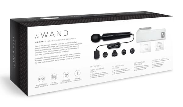 Le Wand Lille Klitorismassager Støbt Plugin Sort