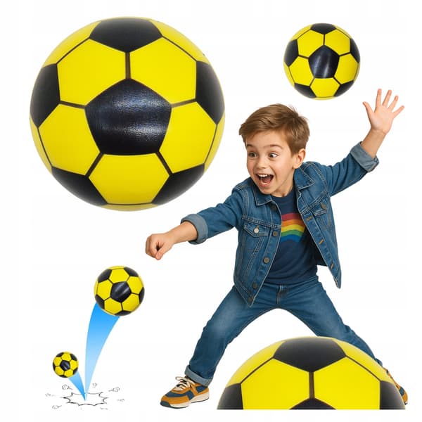 Fotbold blød og afslappende antistress bold 7 cm