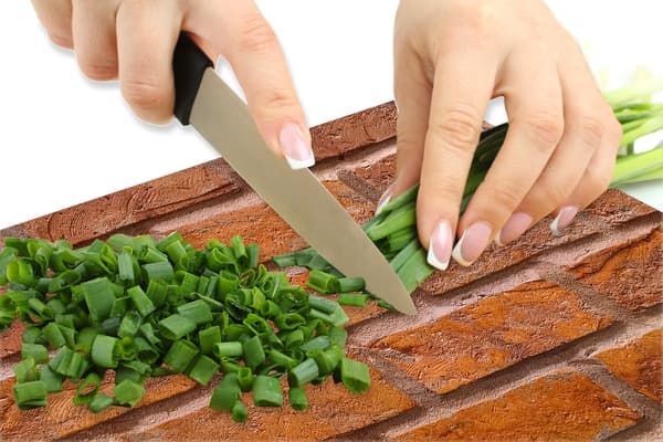 Glasbeskyttelsesplade til komfur 60x52 Mursten