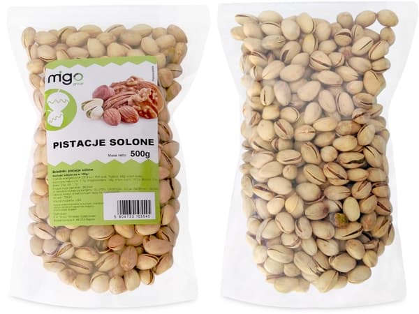 MIGOgroup saltede pistacienødder 500g