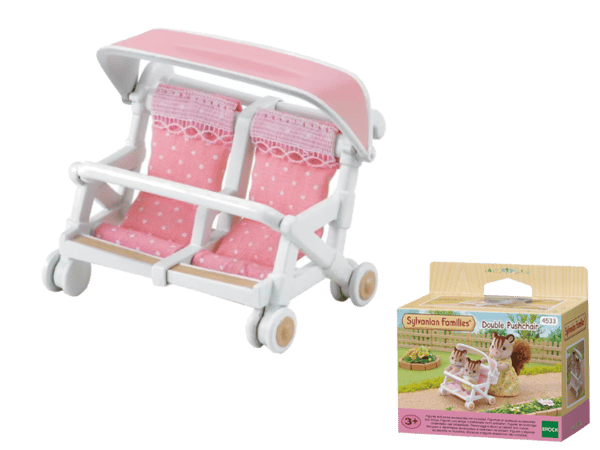 Sylvanian Families 4533 Dobbelt Klapvogn 3+