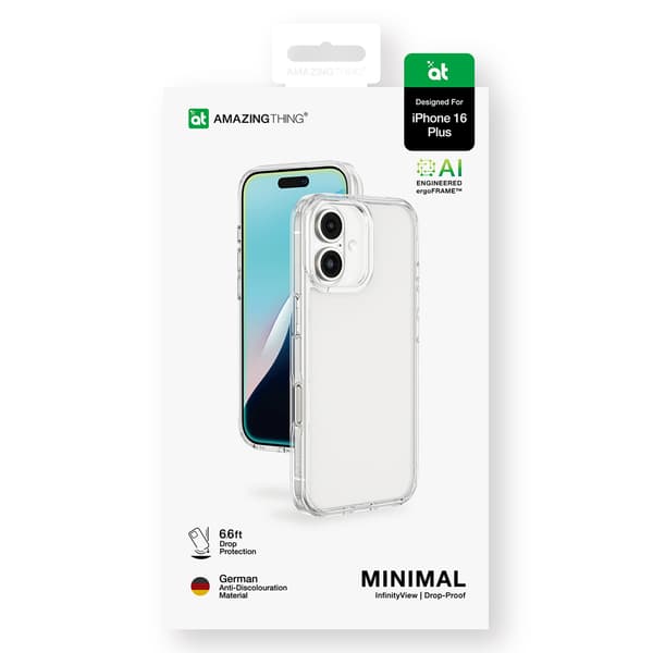 Silikonskal till iPhone 16 Plus Minimal Case - transparent