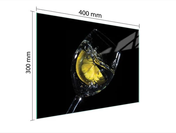GLAS SKÆREBRÆT 40x30 VIN