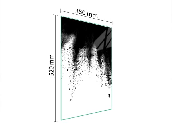 GLASSKÆREBRÆT 35x52 EKSPLOSION